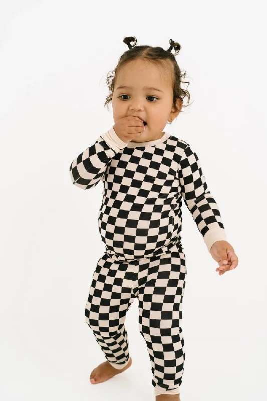 Checkerboard Bamboo Set