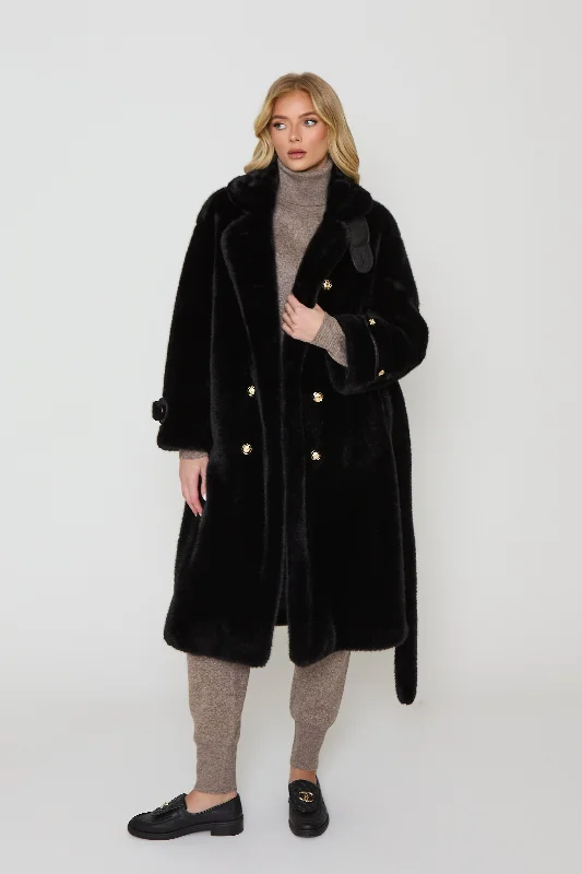 Sienna Long Premium Faux Fur Coat