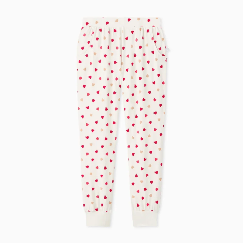 Men's Love Heart Pajama Bottoms