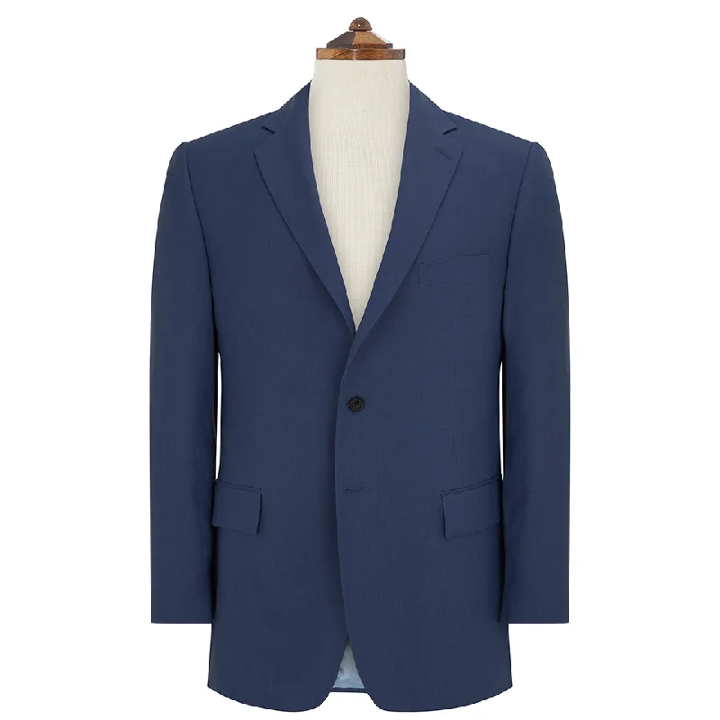 William Mid Blue Linen Jacket