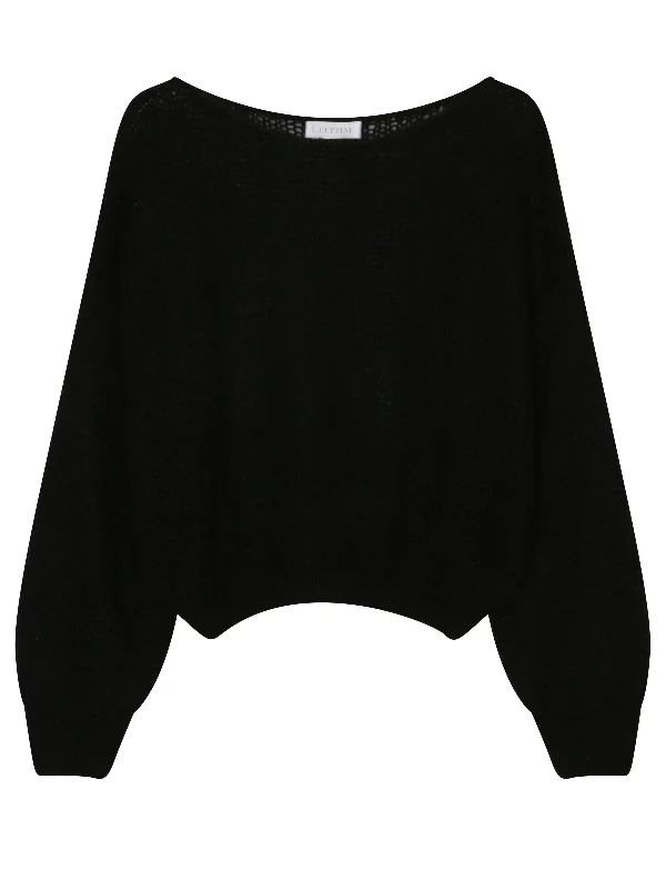 Mohair and Alpaca Sweater Black