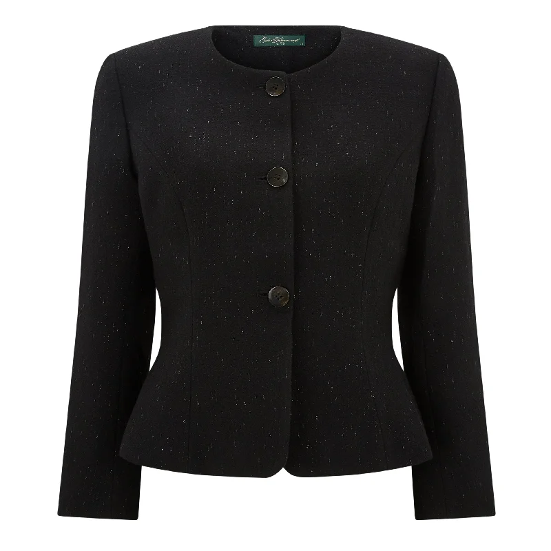 Kayla Tailored Glitter Wool Jacket