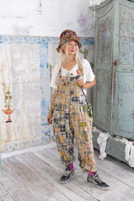 Patchwork Love Overalls