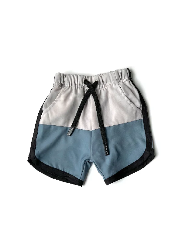 Hybrid Play + Swim Shorts - Waves