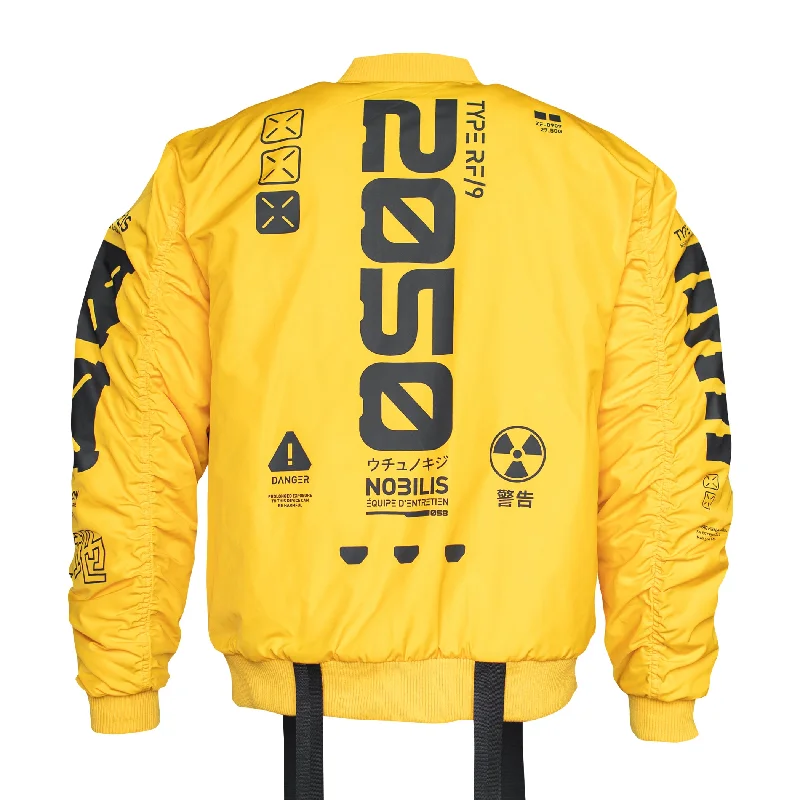 Y-2050 Gold Bomber Jacket