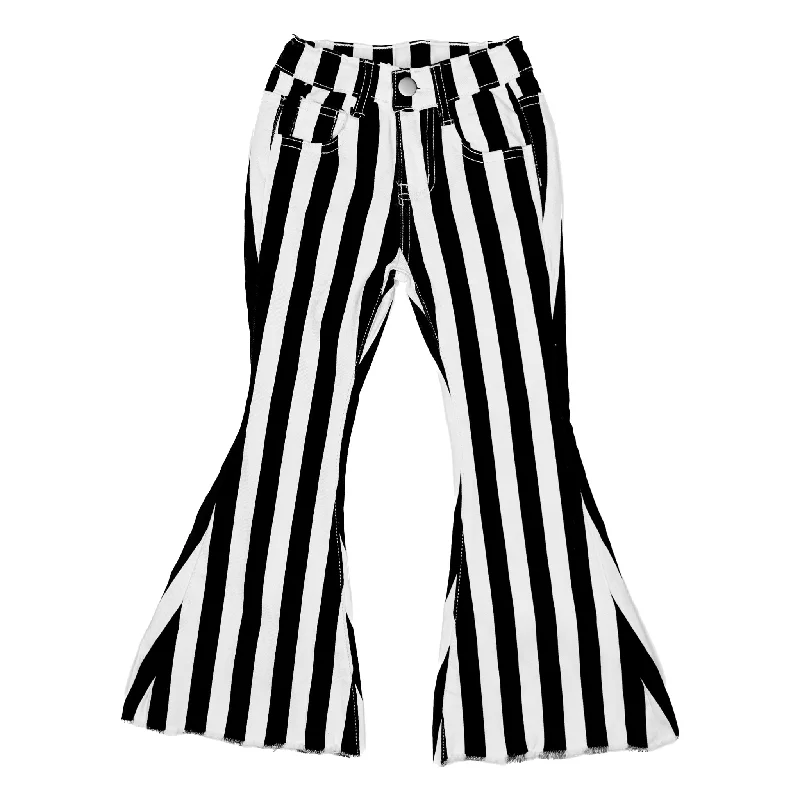 B&W Stripe Flares