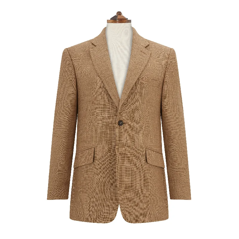 William Beige Hopsack Jacket