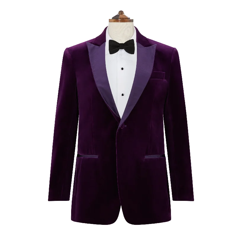 Bailey Purple Velvet Jacket