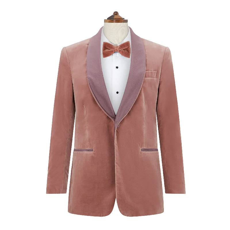 Dumont Pink Velvet Jacket