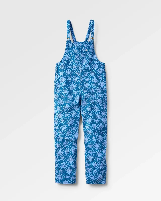 Meadows Organic Cotton Cord Dungarees - Seaweed Blue Steel