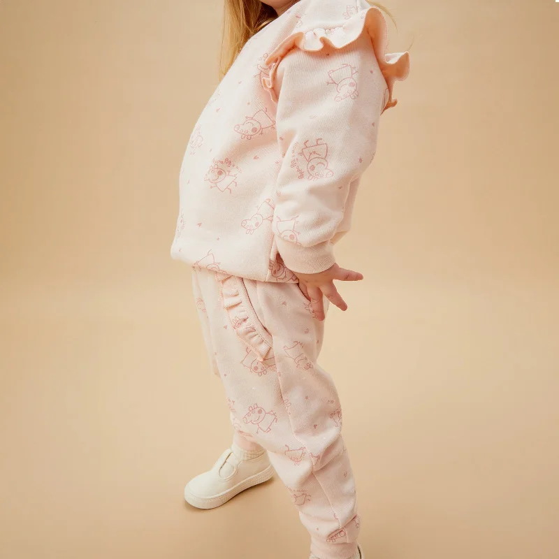 Peppa Pig Frilled Oversized Joggers