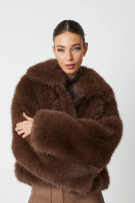 Amara Premium Faux Fur Bomber