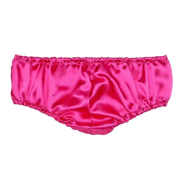 Fuchsia Satin Panties