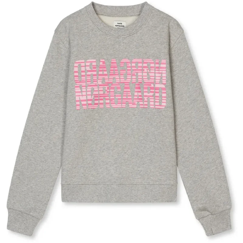 Mads Nørgaard Light Grey Melange Organic Sweat Talinka Sweatshirt