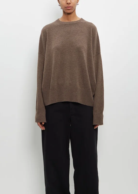 Cashmere Anaa Sweater — Wood