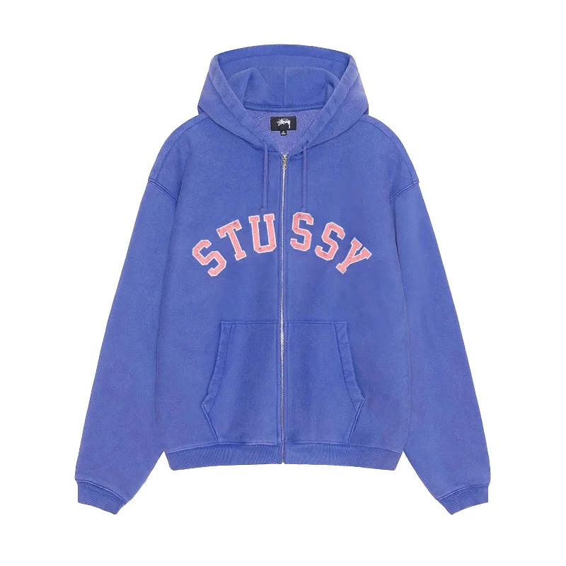 Faded Graphic Zip Hoodie