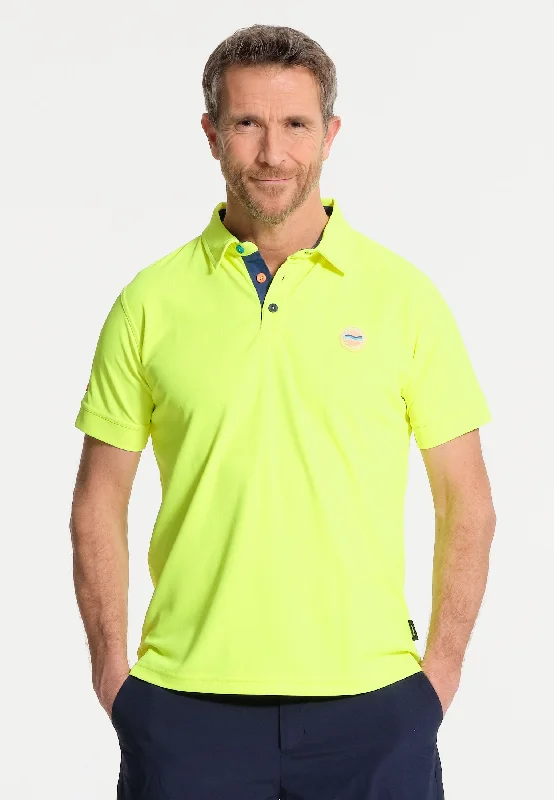 Polo homme lime uni