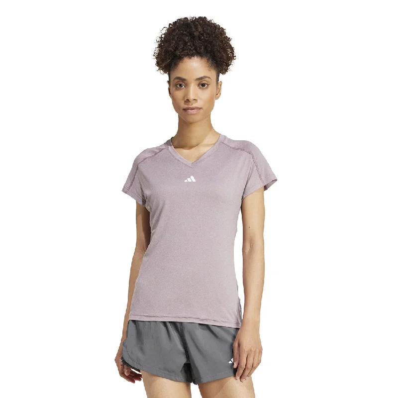 adidas AEROREADY Train Essentials V-Neck Tee - Women