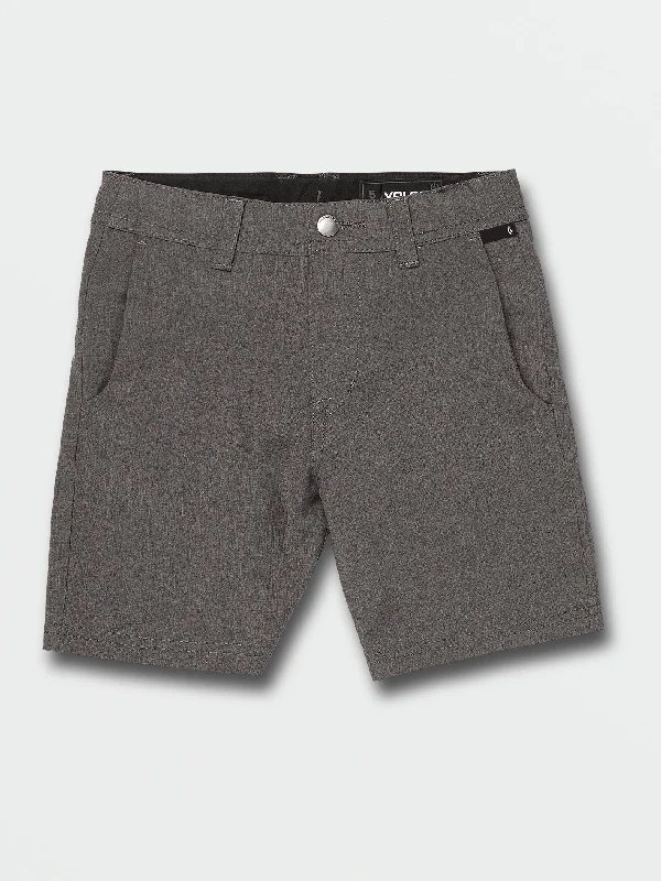 Little Boys Frickin Cross Shred Static Shorts - Charcoal Heather