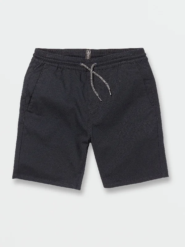 Big Boys Frickin Elastic Waist Shorts - Navy