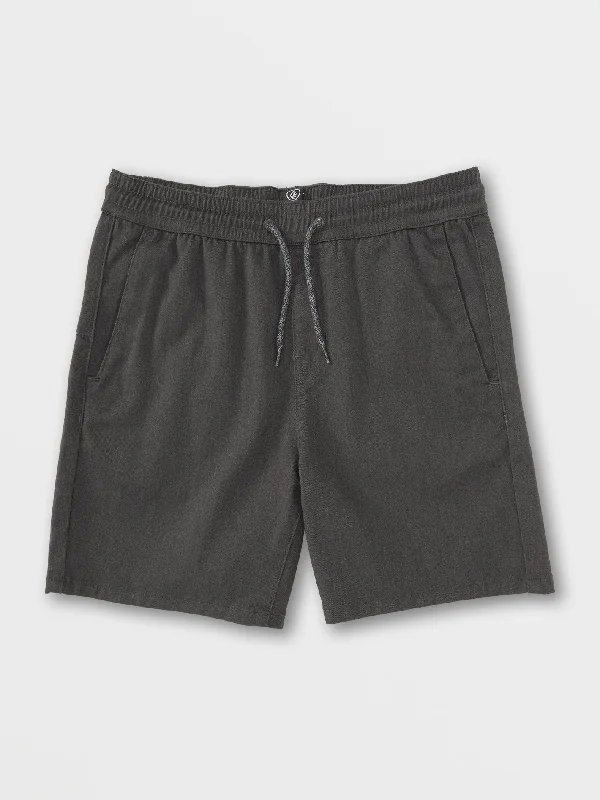 Little Boys Frickin Elastic Waist Shorts - Charcoal Heather