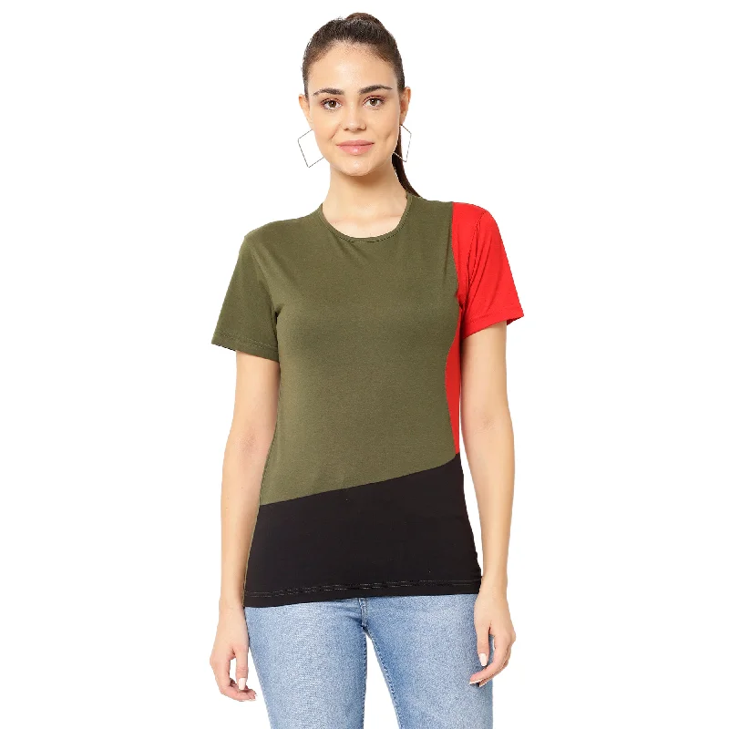 Vimal Jonney Green Color T-shirt For Women