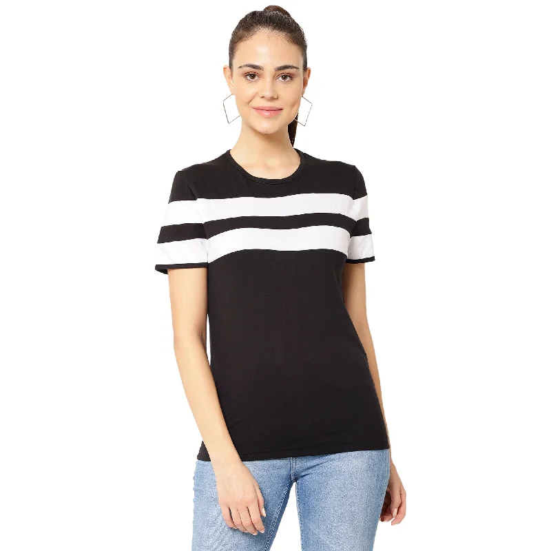 Vimal Jonney Black Color T-shirt For Women