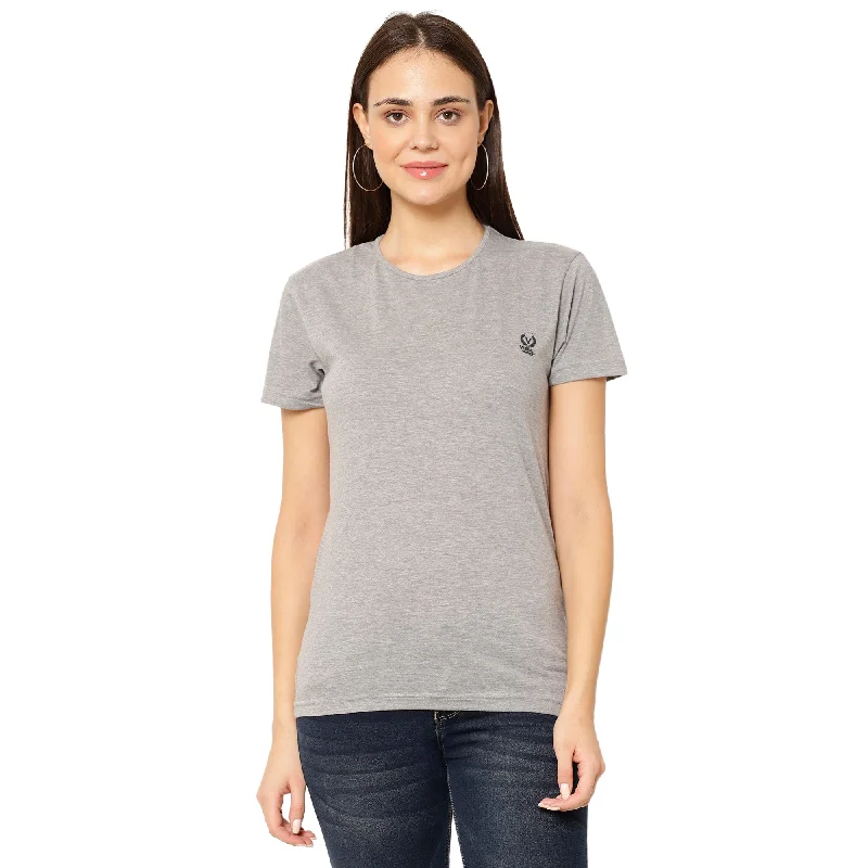 Vimal Jonney Silver Color T-shirt For Women