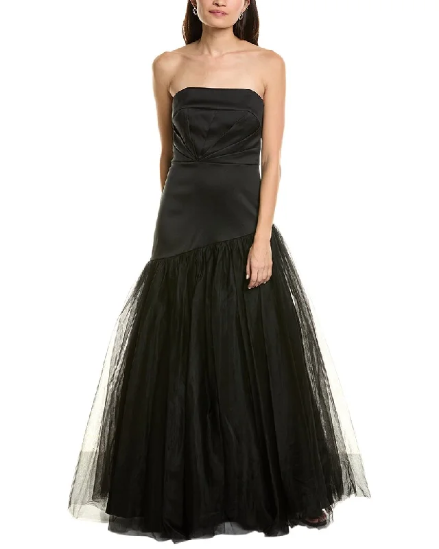 Aidan Mattox Tulle Skirt Gown