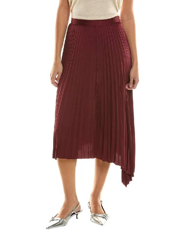 Bishop + Young Presley Pleated Midi Skirt