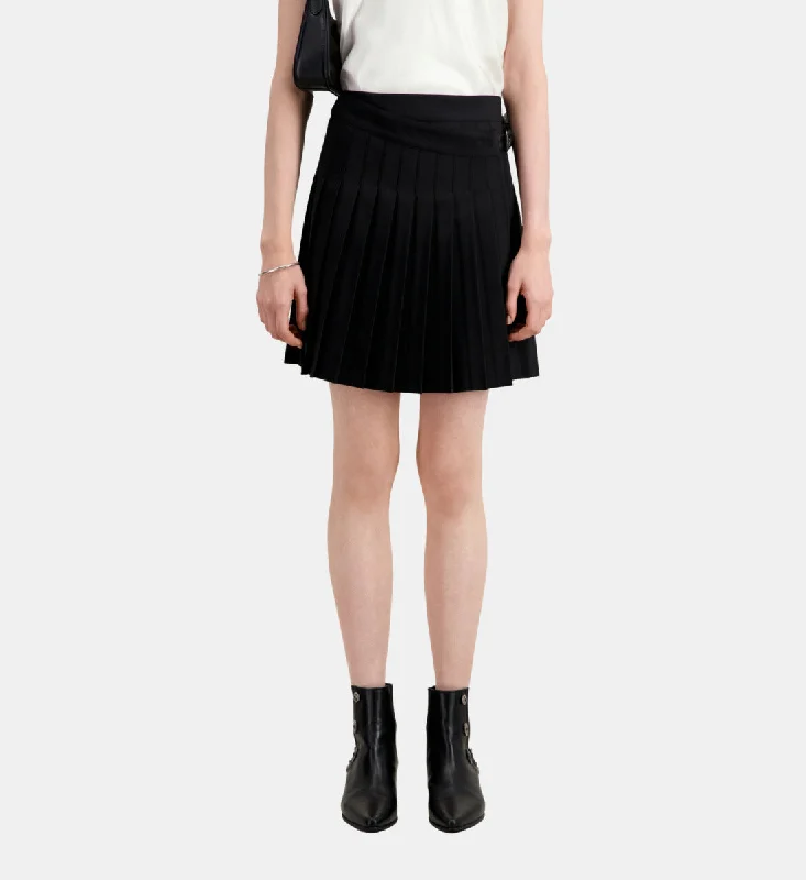 Short Pleated Skirt