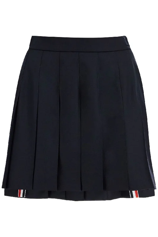 Thom e Women's Wool Pleated Mini Skirt