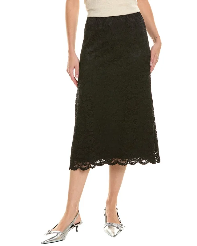 Vince Camuto A-Line Lace Skirt