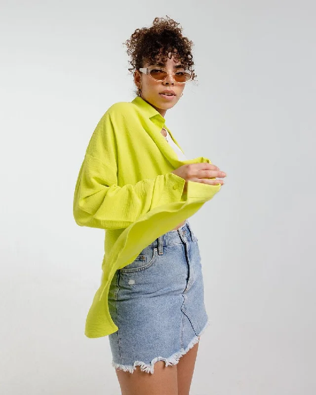 Lime Green Oversized Shirt