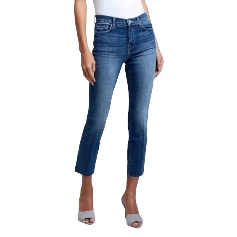 Sada High Rise Crop Slim Jeans In Mesa