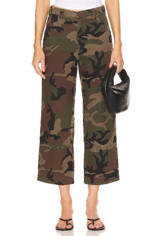 Slash Pocket Trouser In Dark Camo